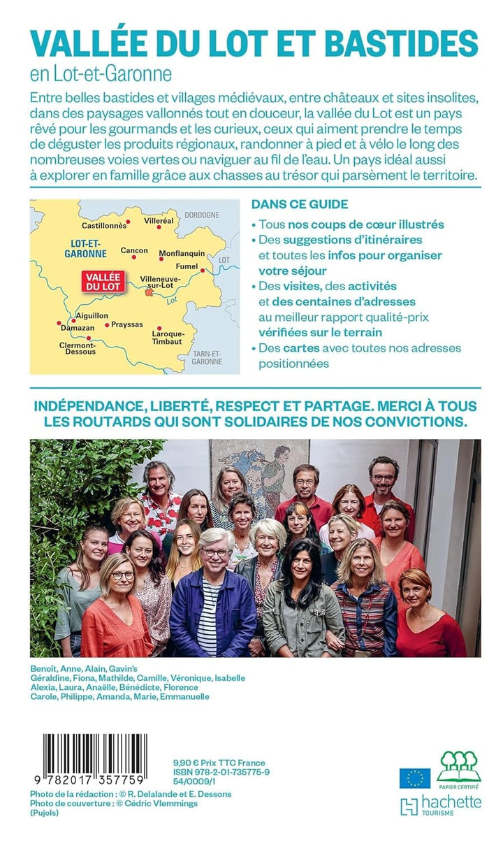 Guide du Routard - Vallée du Lot et Bastides | Hachette guide de voyage Hachette 