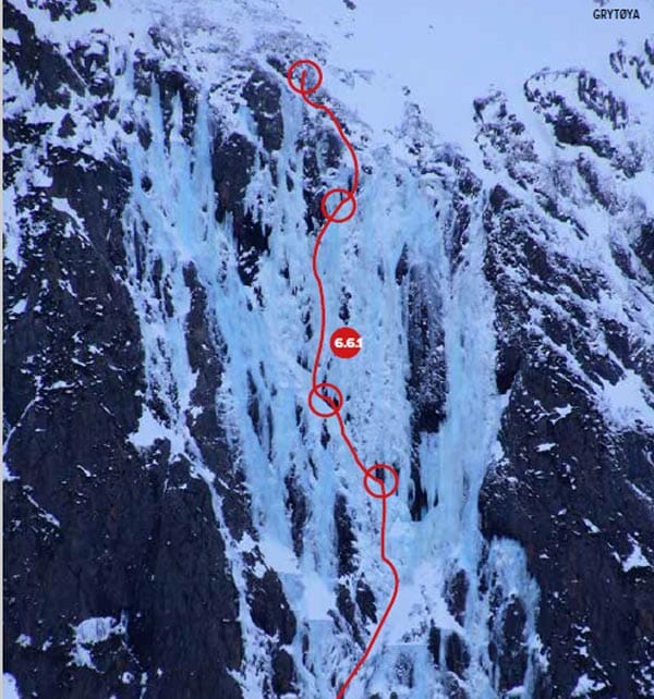 Guide (en anglais) - Arctic Ice Climbing - 93 ice routes from Møysalen to Bardu | Fri Flyt As guide de randonnée Fri Flyt As 
