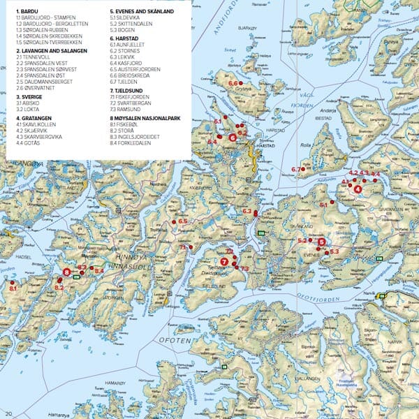 Guide (en anglais) - Arctic Ice Climbing - 93 ice routes from Møysalen to Bardu | Fri Flyt As guide de randonnée Fri Flyt As 