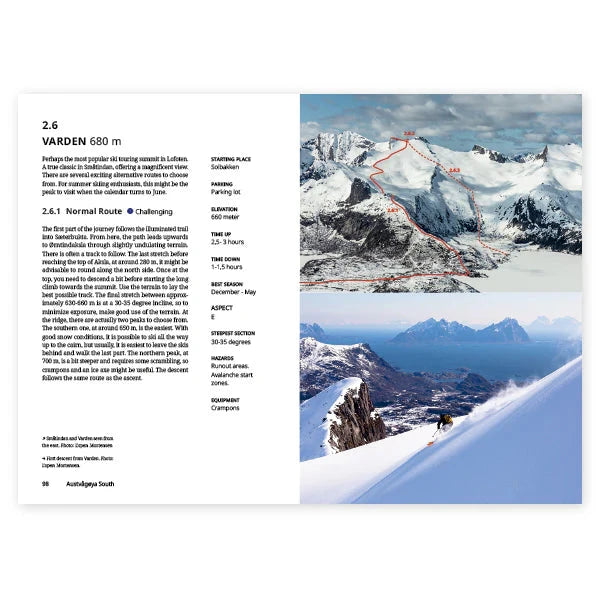 Guide (en anglais) - Ski Touring in Lofoten and Vesterålen (Norvège) | Fri Flyt As guide de randonnée Fri Flyt As 