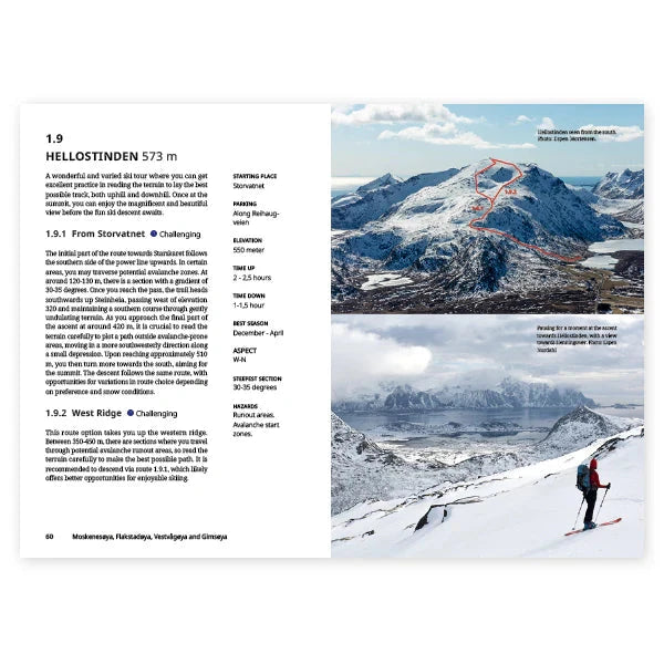 Guide (en anglais) - Ski Touring in Lofoten and Vesterålen (Norvège) | Fri Flyt As guide de randonnée Fri Flyt As 