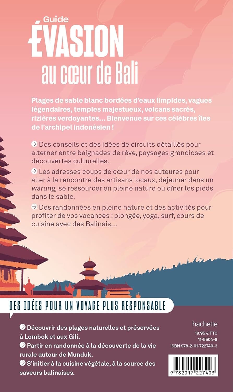 Guide Evasion - Bali, Lombok et les Gili - Édition 2023 | Hachette guide de voyage Hachette 