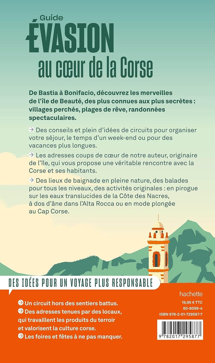 Guide Evasion - Corse 2026 | Hachette guide de voyage Hachette 