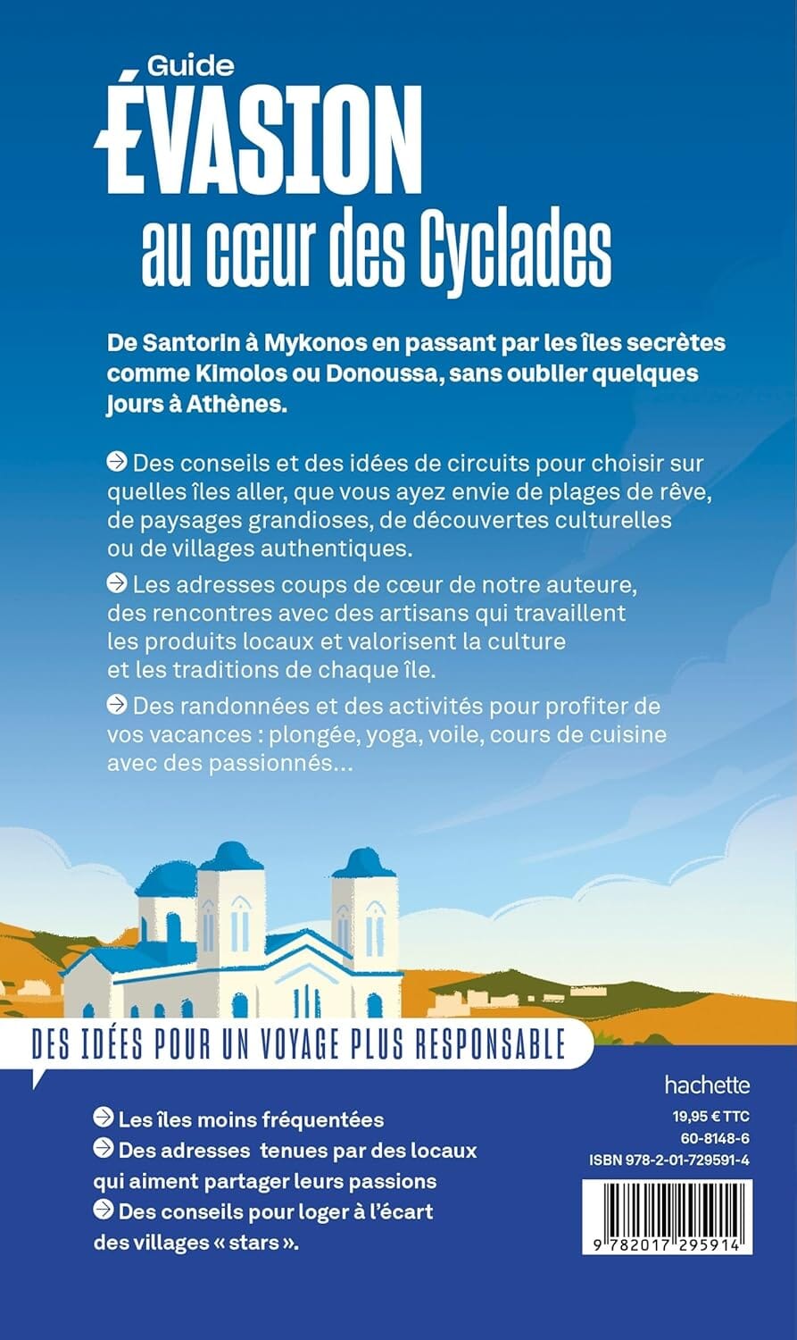 Guide Evasion - Iles Grecques : Cyclades et Athènes 2026 | Hachette guide de voyage Hachette 