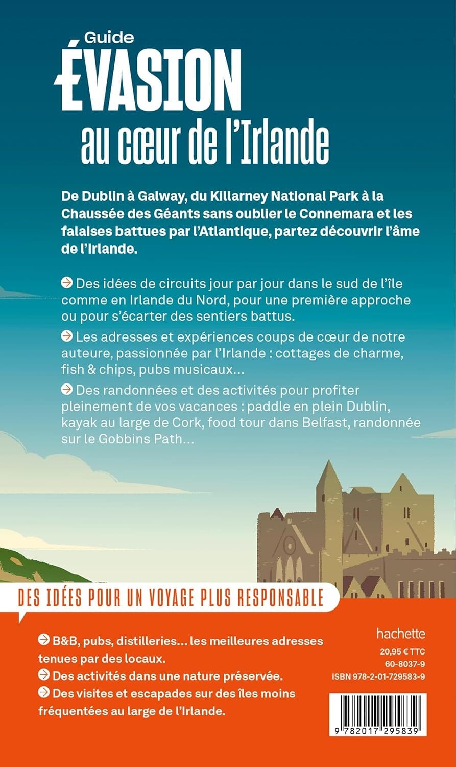 Guide Evasion - Irlande 2026 | Hachette guide de voyage Hachette 