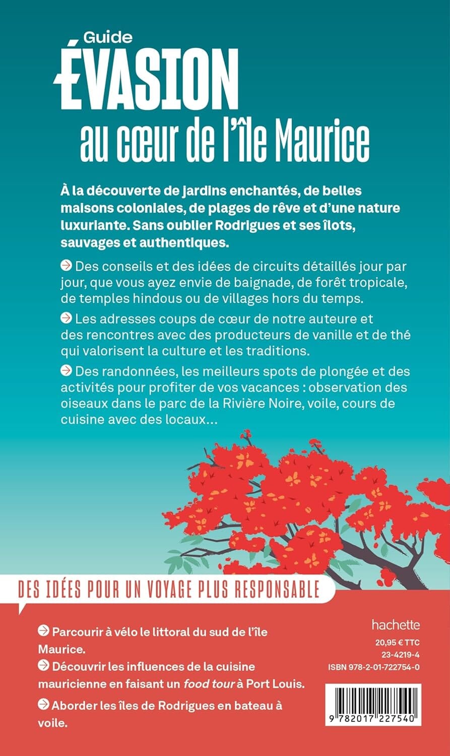 Guide Evasion - Maurice & Rodrigues - Édition 2024 | Hachette guide de voyage Hachette 