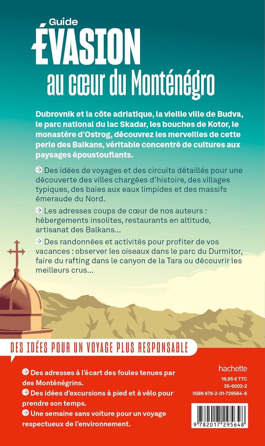 Guide Evasion - Monténégro & Dubrovnik - Édition 2025 | Hachette guide de voyage Hachette 