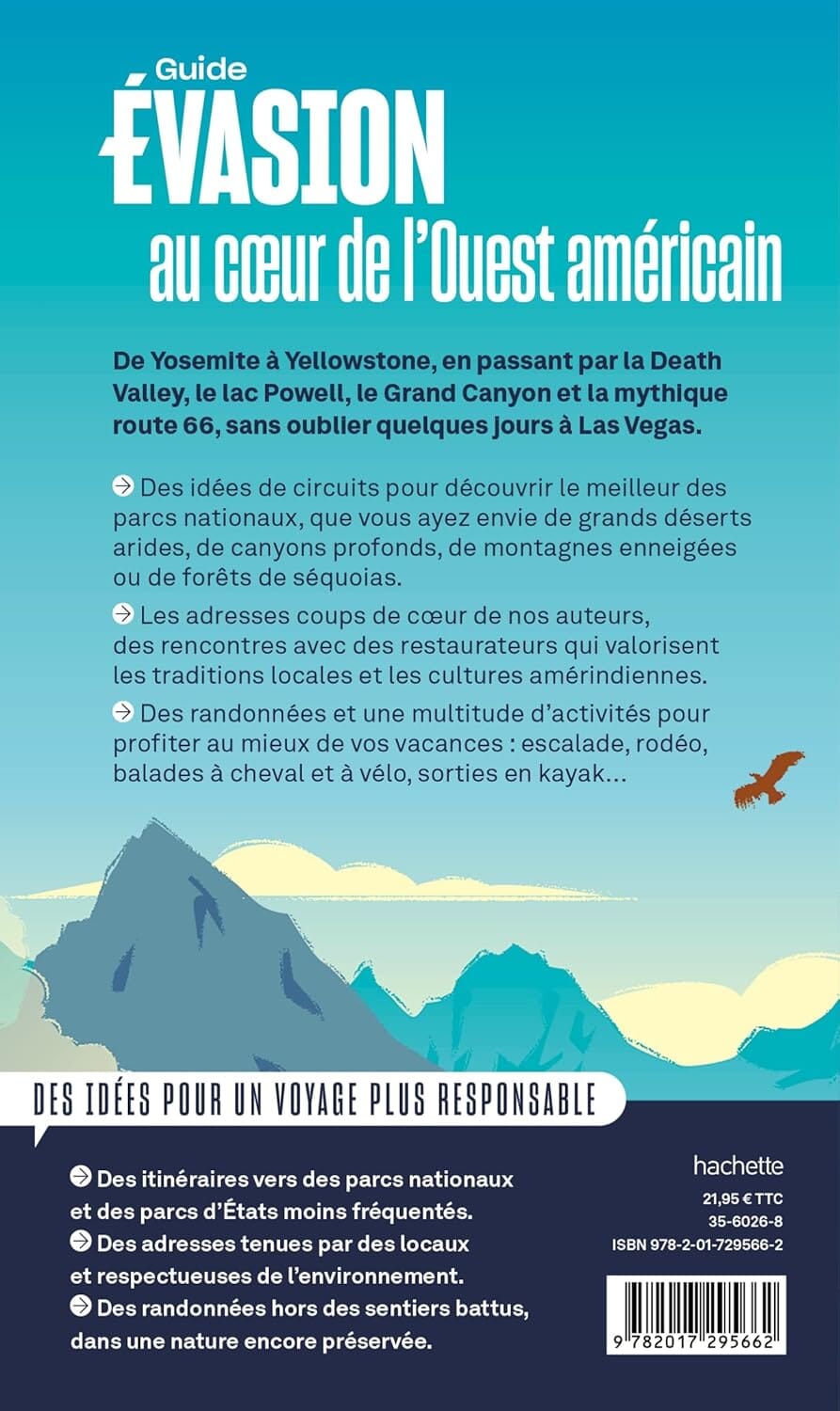 Guide Evasion - Ouest américain, parcs nationaux - Édition 2025 | Hachette guide de voyage Hachette 
