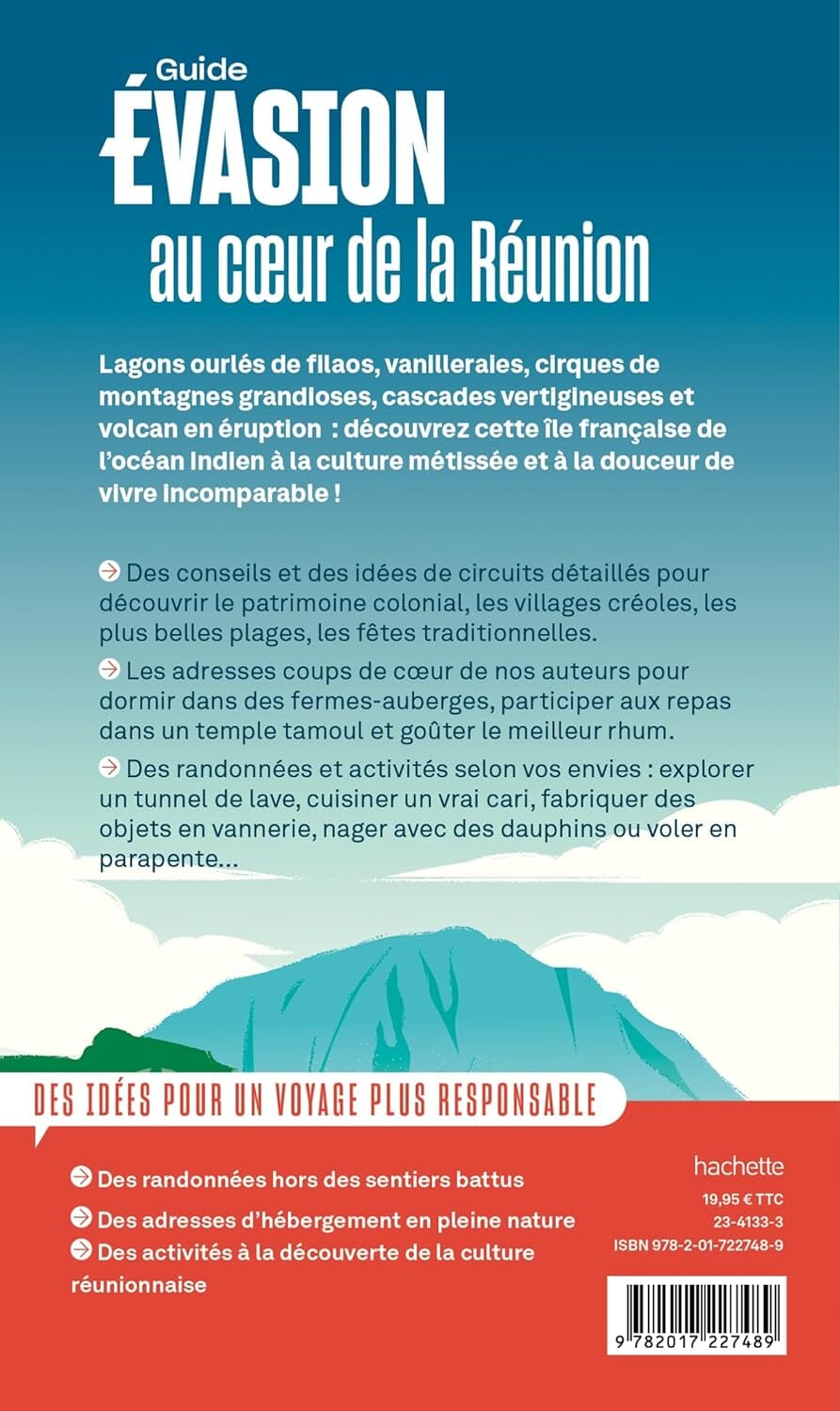 Guide Evasion - Réunion - Édition 2023| Hachette guide de voyage Hachette 