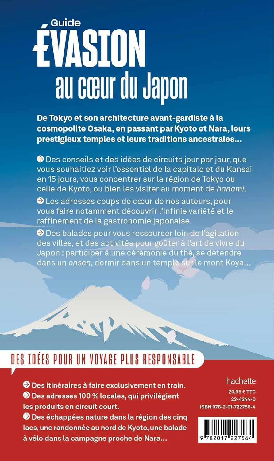 Guide Evasion - Tokyo, Kyoto, Osaka - Édition 2024 | Hachette guide de voyage Hachette 