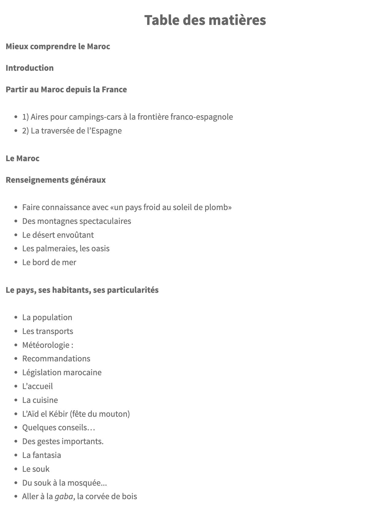 Guide Gandini - Le Maroc en camping-car - Édition 2025 guide de voyage Extrem'Sud - Guides Gandini 