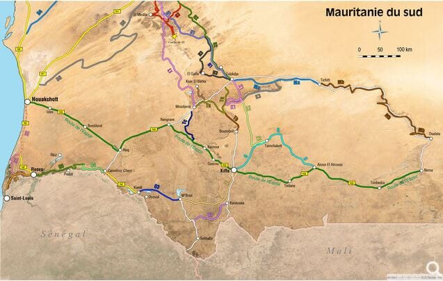Guide Gandini - Pistes et hors pistes en Mauritanie guide de voyage Extrem'Sud - Guides Gandini 