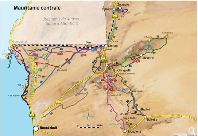 Guide Gandini - Pistes et hors pistes en Mauritanie guide de voyage Extrem'Sud - Guides Gandini 