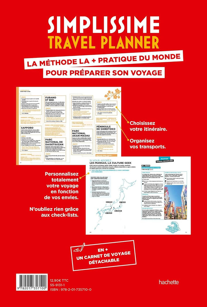 Guide - Japon Travel Planner 2026 | Hachette guide de voyage Hachette 