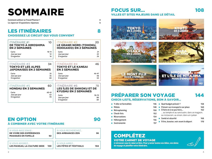 Guide - Japon Travel Planner 2026 | Hachette guide de voyage Hachette 