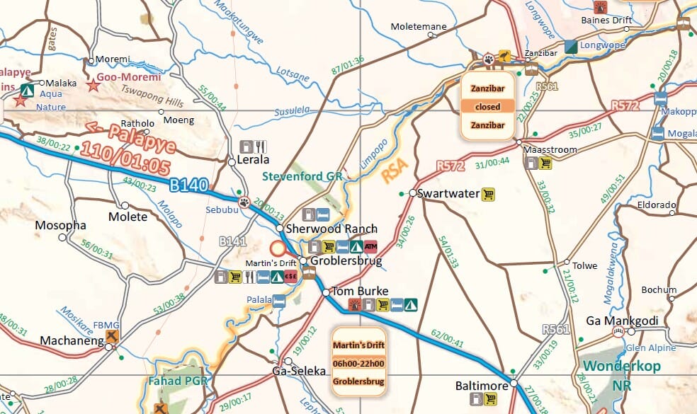 Guide pratique - Botswana en autonomie (en anglais) | Tracks4Africa guide de voyage Tracks4Africa 