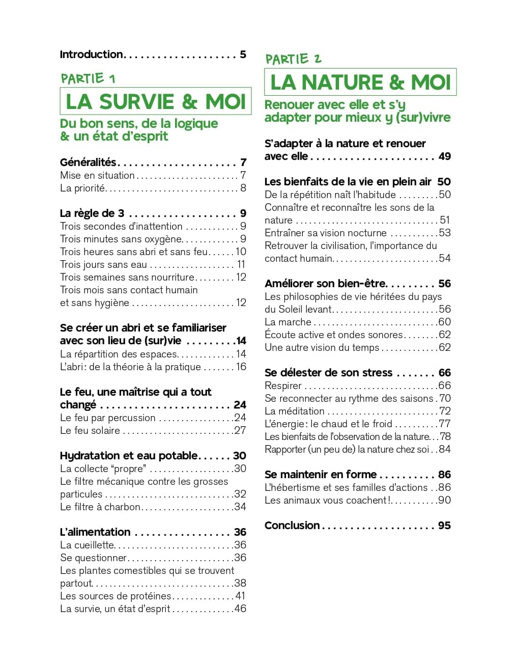 Guide pratique - La survie, la nature et moi guide pratique Hachette 