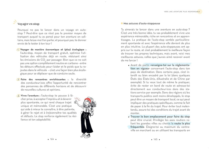 Guide pratique - Oser partir seule ! Le guide pour les aventurières qui voyagent en solitaire | Larousse guide pratique Dilibel 