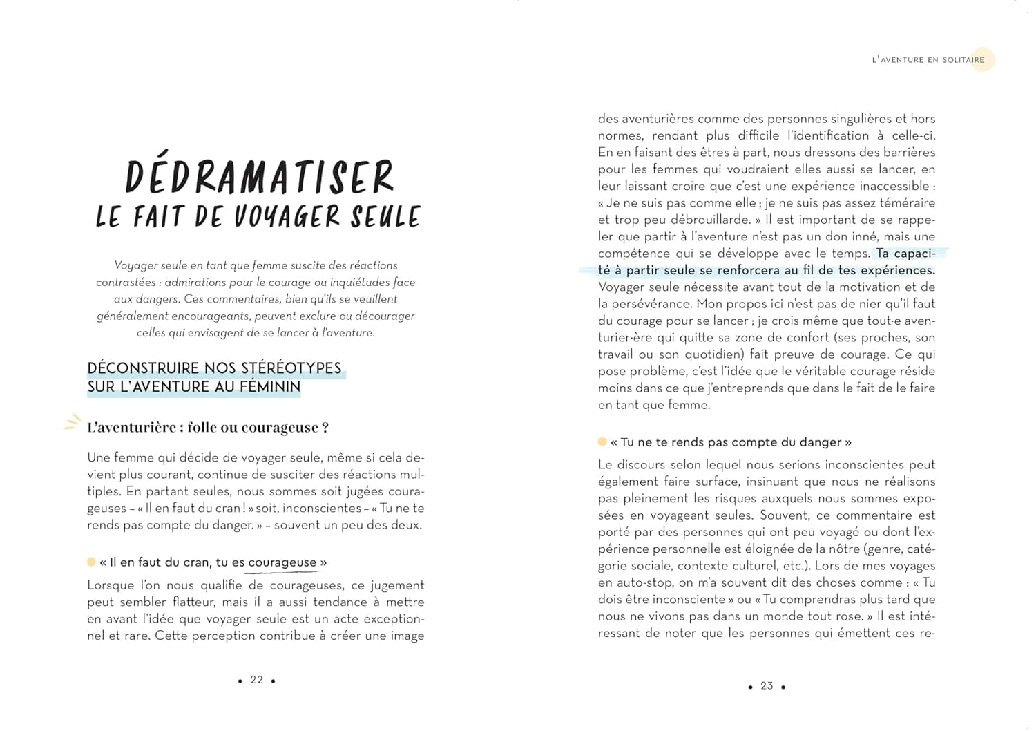 Guide pratique - Oser partir seule ! Le guide pour les aventurières qui voyagent en solitaire | Larousse guide pratique Dilibel 