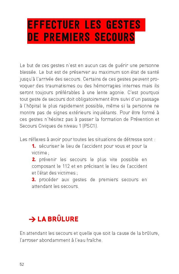Guide pratique - Premiers réflexes spécial survie guide pratique Outdoor 