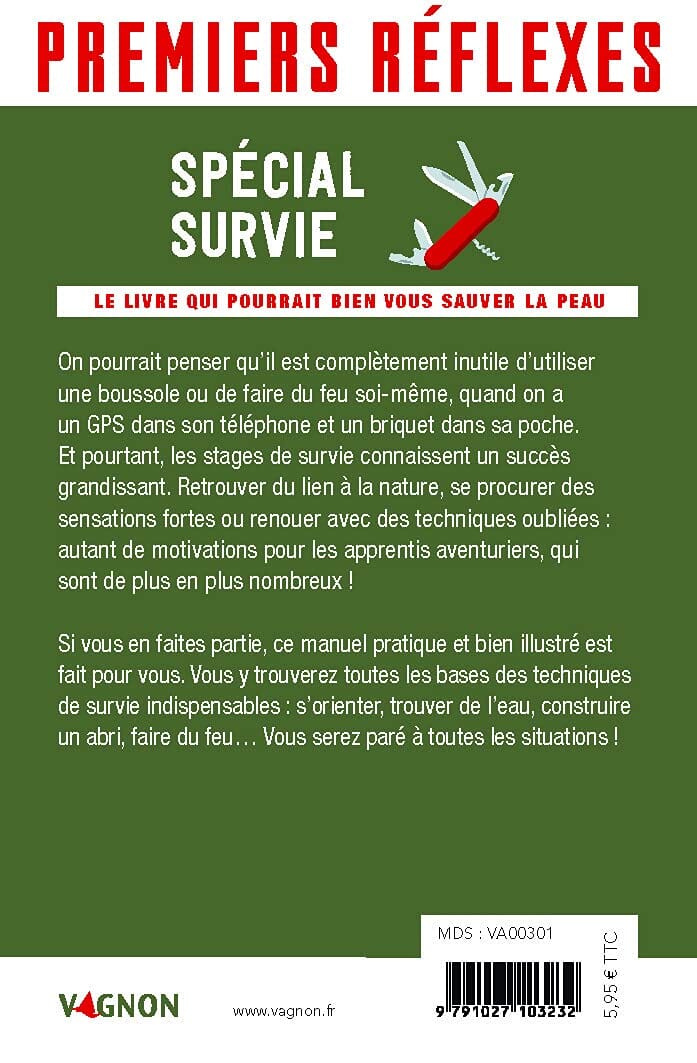 Guide pratique - Premiers réflexes spécial survie guide pratique Outdoor 