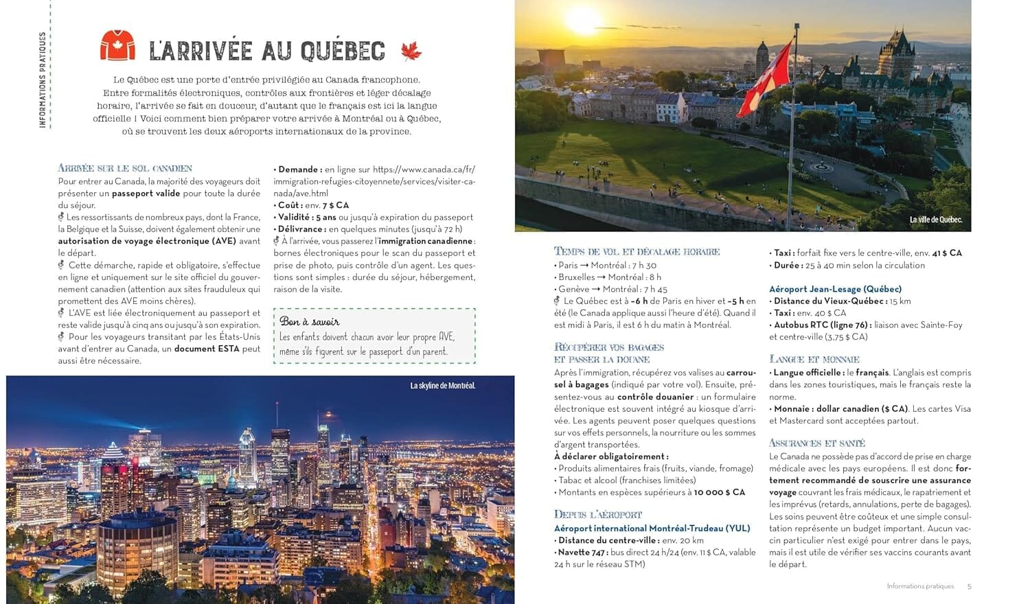 Guide pratique - Tout pour préparer son voyage au Québec 2026 | Larousse guide de voyage Dilibel