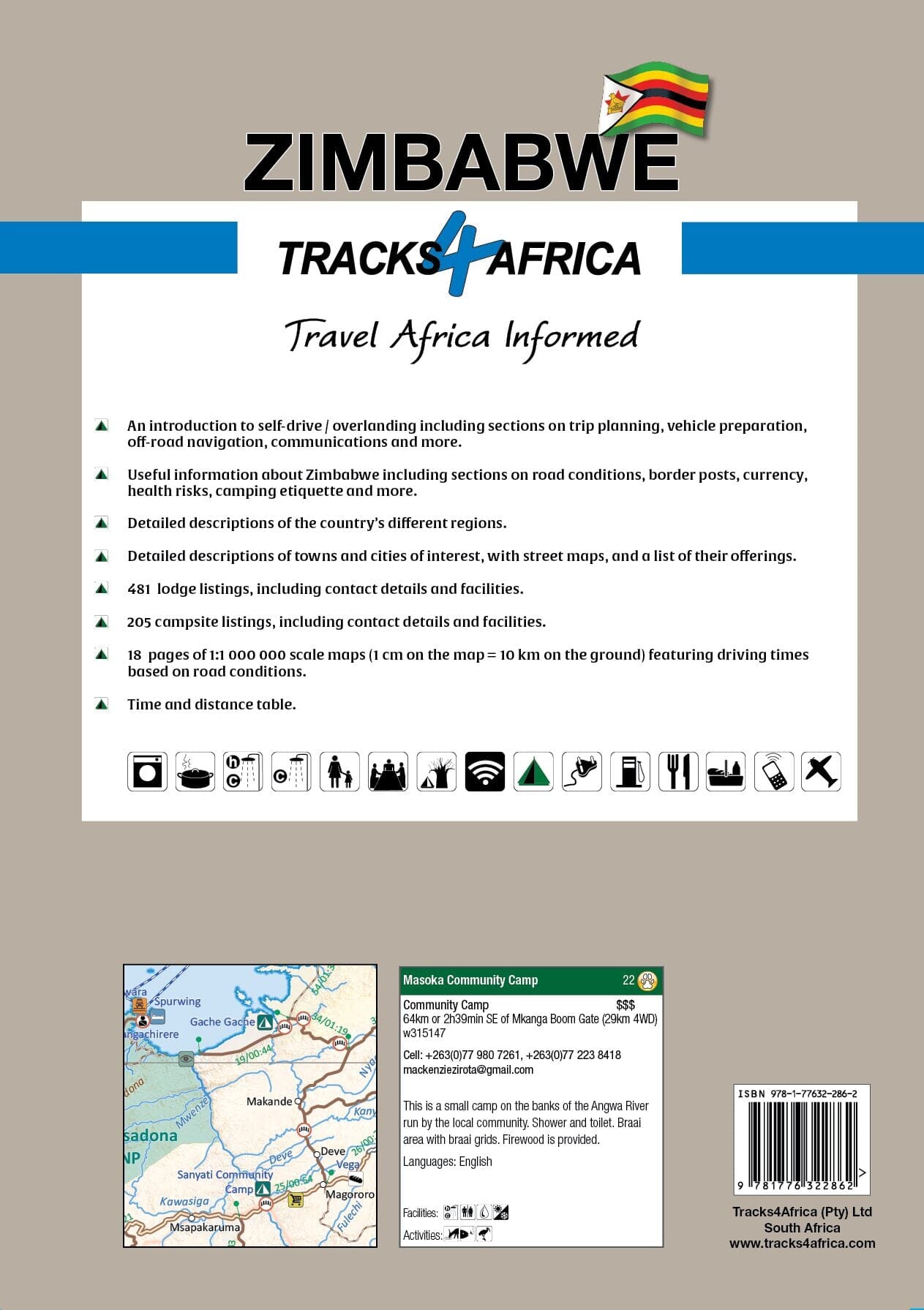 Guide pratique - Zimbabwe en autonomie (en anglais) | Tracks4Africa guide de voyage Tracks4Africa 