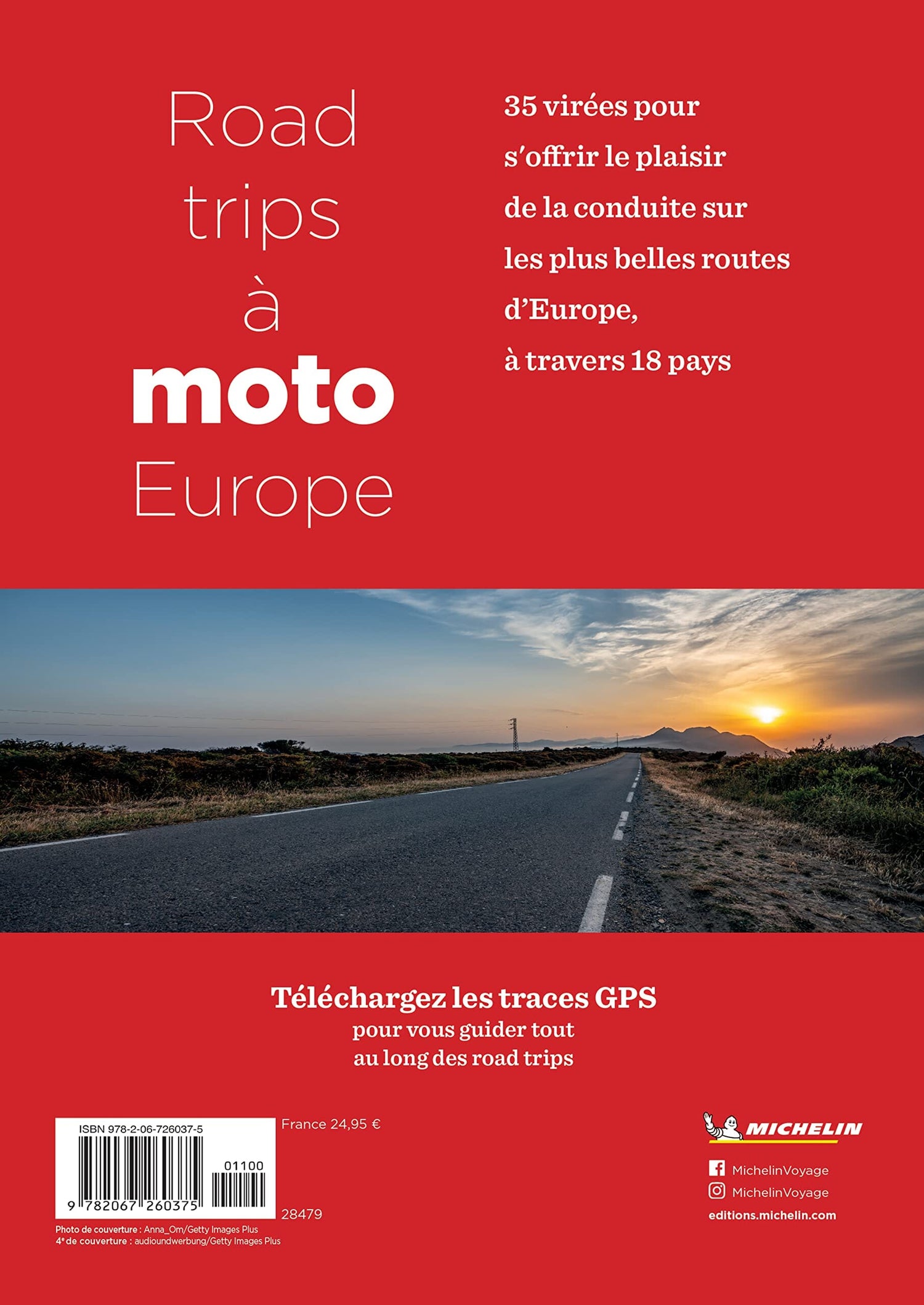 Guide spécial moto - Road trips à moto Europe | Michelin guide pratique Michelin 