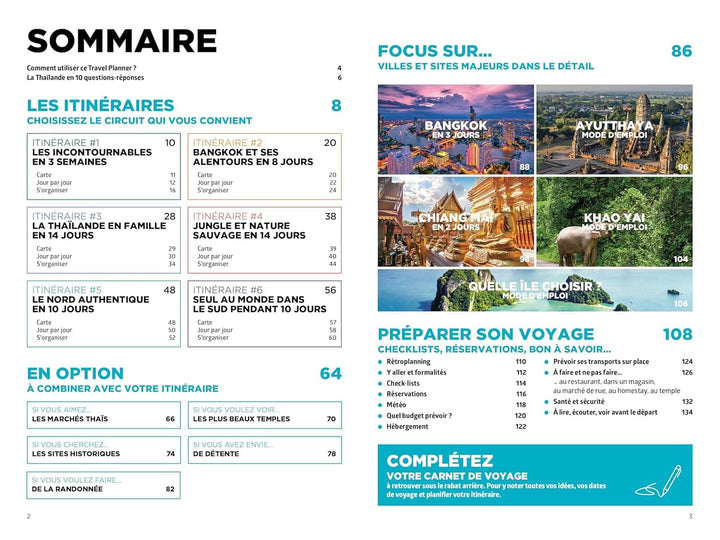 Guide - Thaïlande Travel Planner 2026 | Hachette guide de voyage Hachette 