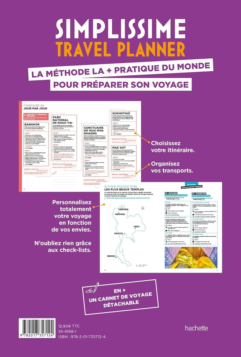Guide - Thaïlande Travel Planner 2026 | Hachette guide de voyage Hachette 