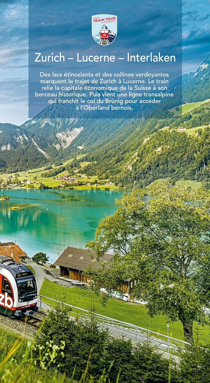 Guide touristique - Grand Train Tour of Switzerland | Hallwag guide de voyage Hallwag 