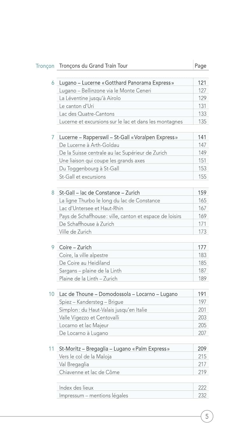 Guide touristique - Grand Train Tour of Switzerland | Hallwag guide de voyage Hallwag 