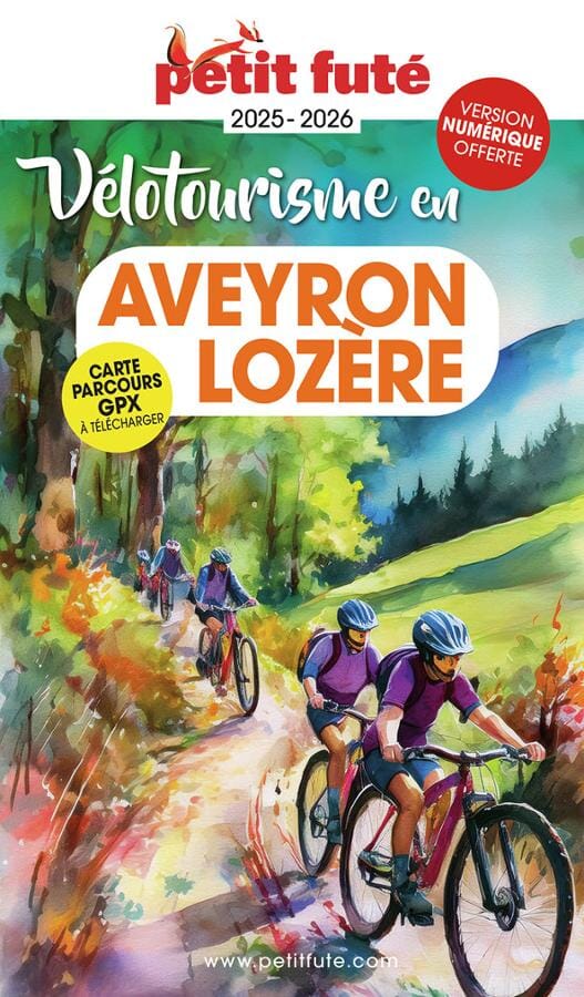 Guide touristique - Vélotourisme en Aveyron-Lozère 2025/26 | Petit Futé guide de voyage Petit Futé 