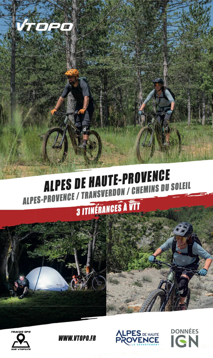 Guide vélo - Alpes de Haute-Provence : Alpes-provence, transverdon & chemins du soleil | VTOPO guide cycliste VTOPO 