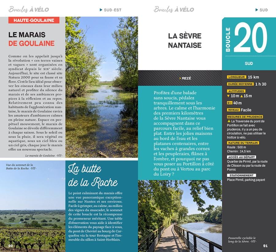 Guide vélo - Boucles à vélo autour de Nantes | Chamina guide cycliste Chamina