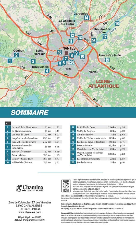 Guide vélo - Boucles à vélo autour de Nantes | Chamina guide cycliste Chamina