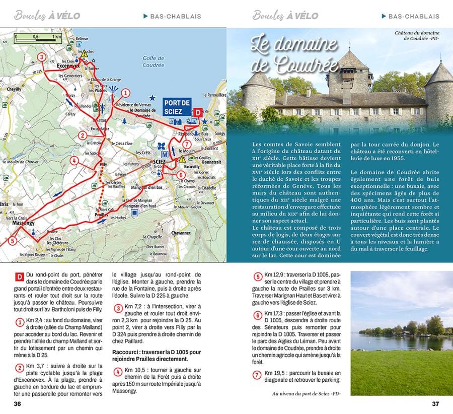 Guide vélo - Boucles à vélo autour du lac Léman | Chamina guide cycliste Chamina