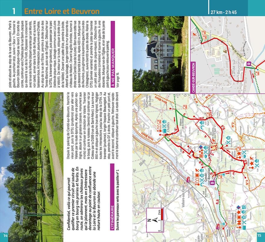 Guide vélo - Boucles à vélo : Châteaux de la Loire | Chamina guide vélo Chamina 