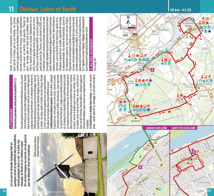 Guide vélo - Boucles à vélo : Châteaux de la Loire | Chamina guide vélo Chamina 