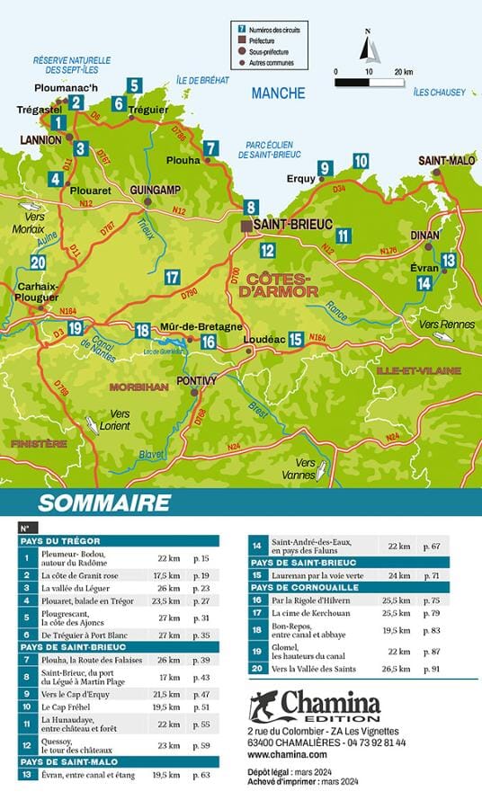 Guide vélo - Boucles à vélo : Côtes-d'Armor | Chamina guide cycliste Chamina