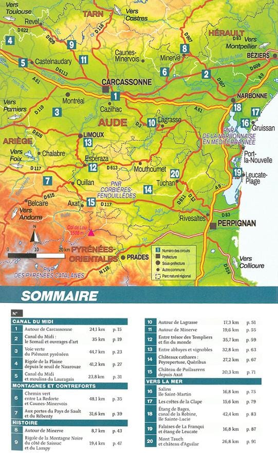 Guide vélo - Boucles à vélo dans l'Aude | Chamina guide cycliste Chamina