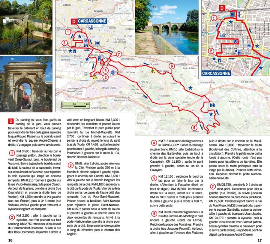 Guide vélo - Boucles à vélo dans l'Aude | Chamina guide cycliste Chamina