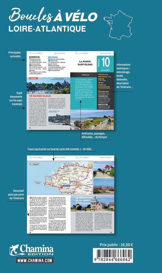 Guide vélo - Boucles à vélo : Loire-Atlantique | Chamina guide cycliste Chamina