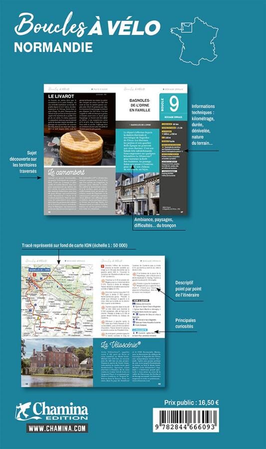 Guide vélo - Boucles à vélo : Normandie | Chamina guide vélo Chamina 