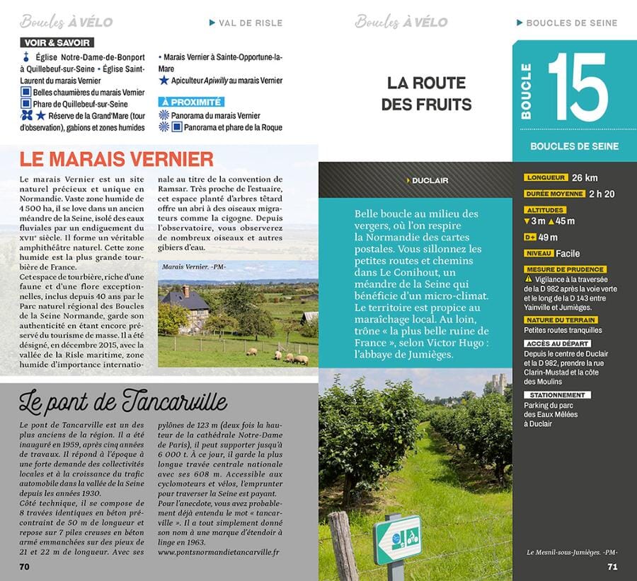 Guide vélo - Boucles à vélo : Normandie | Chamina guide cycliste Chamina