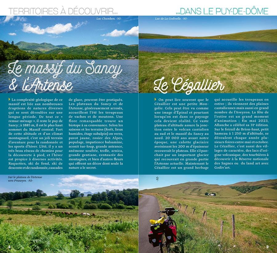 Guide vélo - Boucles à vélo : Puy-de-Dôme | Chamina guide cycliste Chamina