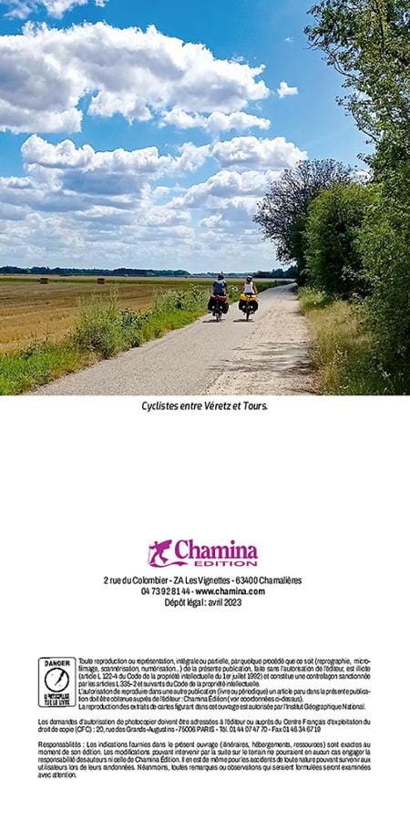Guide vélo - Canal de Berry & le Cher jusqu'à Tours | Chamina guide cycliste Chamina