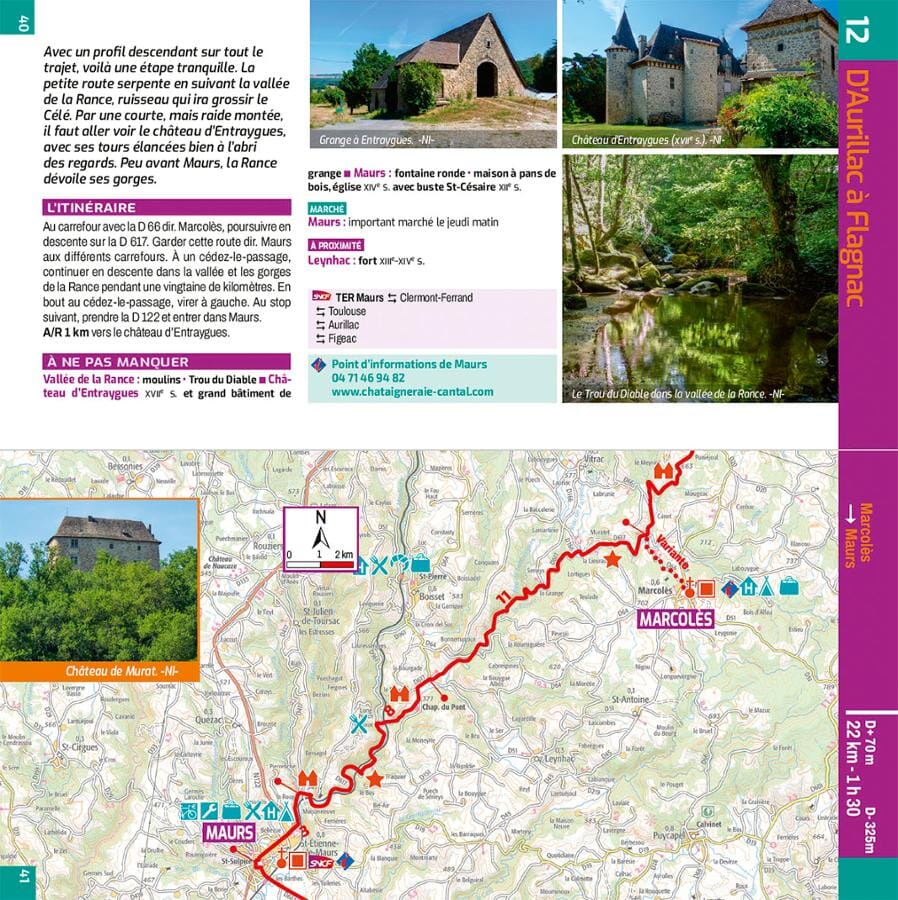 Guide vélo - De Clermont-Ferrand à Cahors à vélo | Chamina guide cycliste Chamina