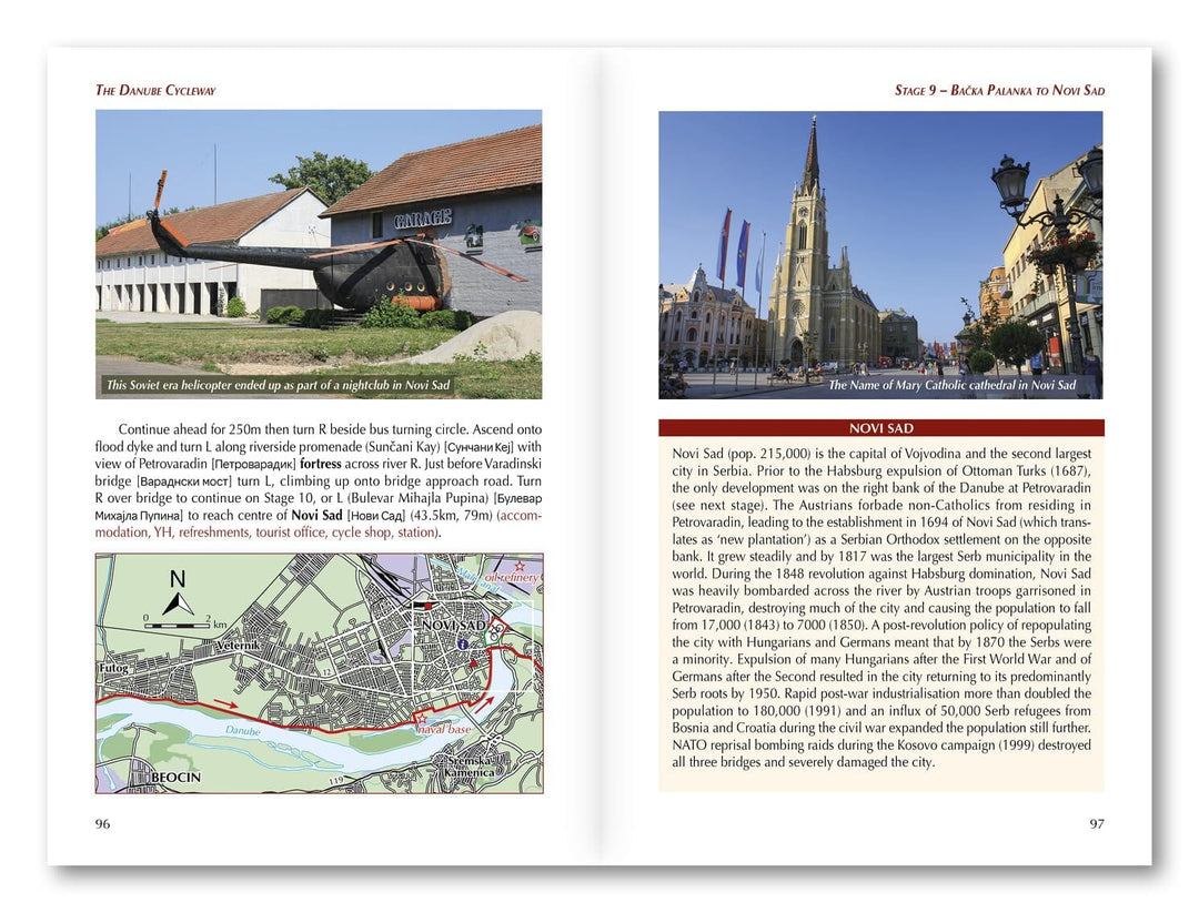 Guide vélo (en anglais) - Danube cycleway, From Budapest to the Black Sea, Vol. 2 | Cicerone guide vélo Cicerone 
