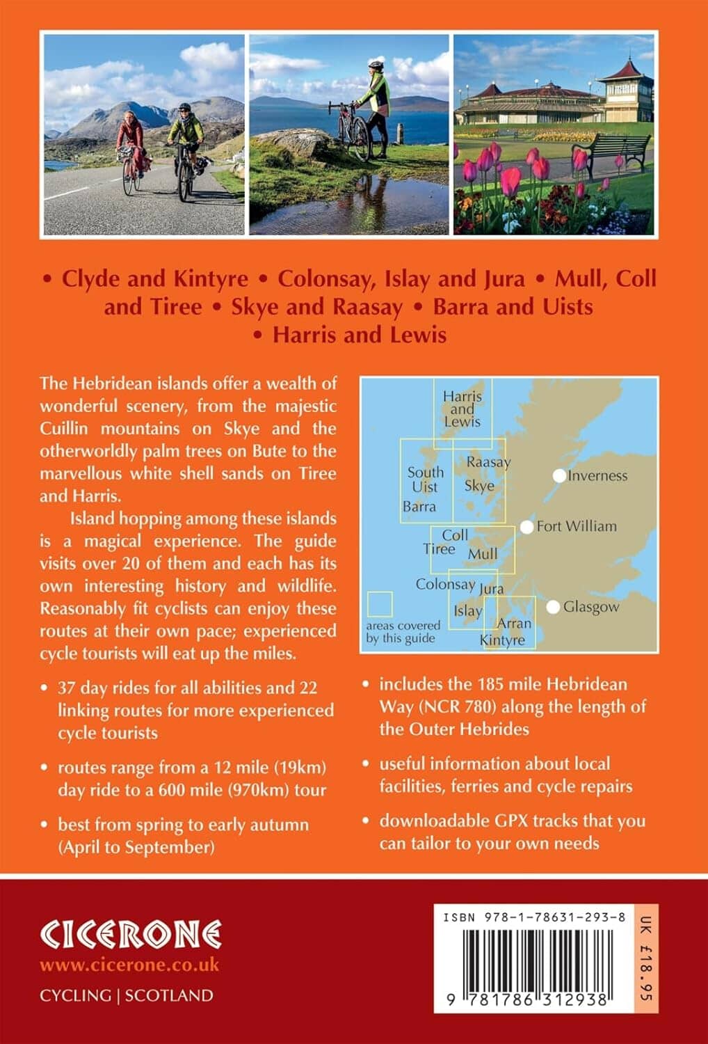 Guide vélo (en anglais) - Hebrides cycling: island touring & day rides | Cicerone guide cycliste Cicerone 